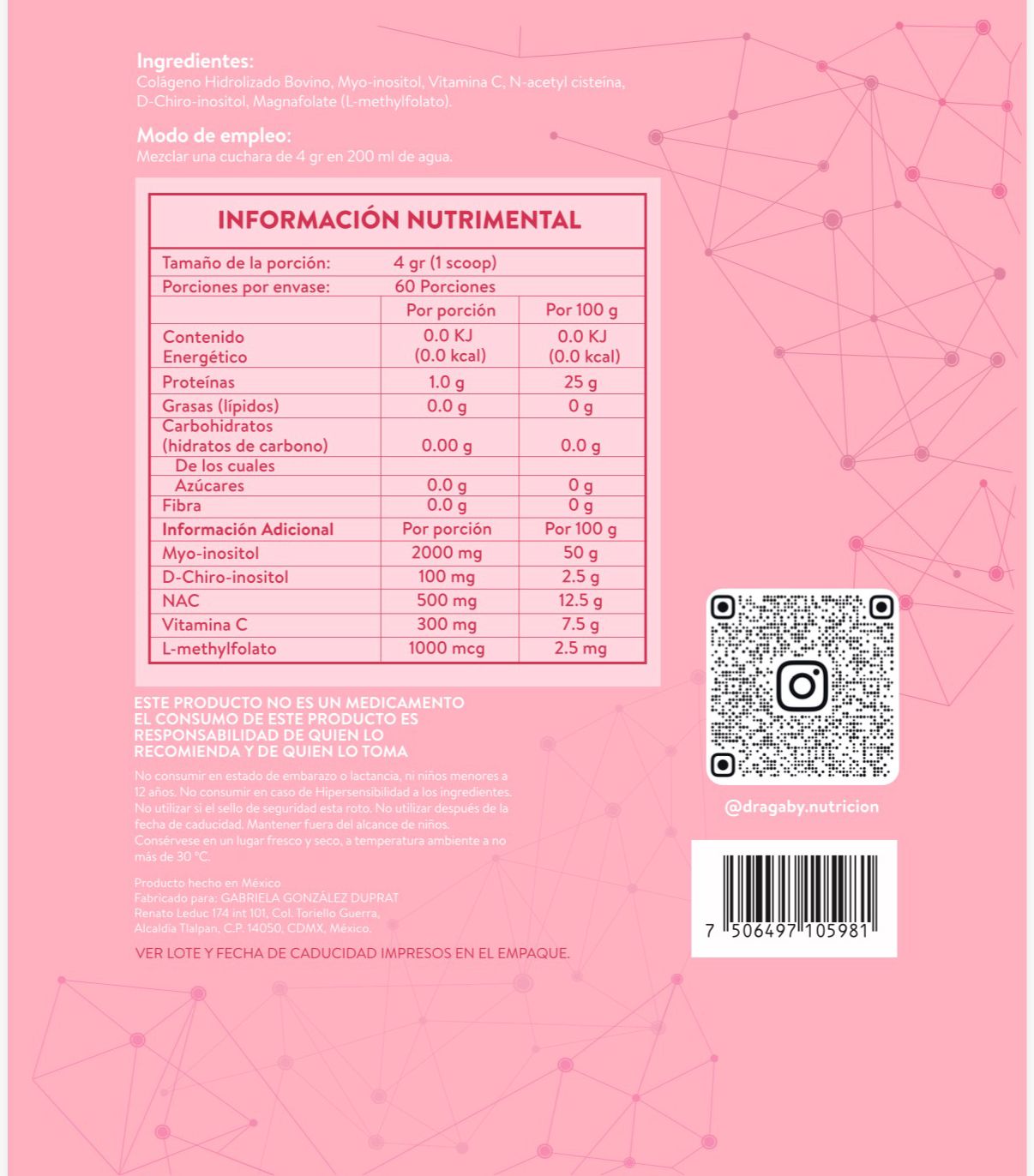 Myo-Inositol & D-Chiro-Inositol | Apoyo al Balance Hormonal
