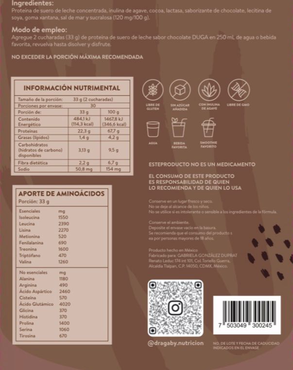 Proteína Duga Chocolate