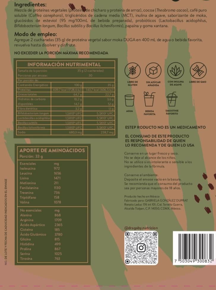 Proteína Duga Vegetal Moka
